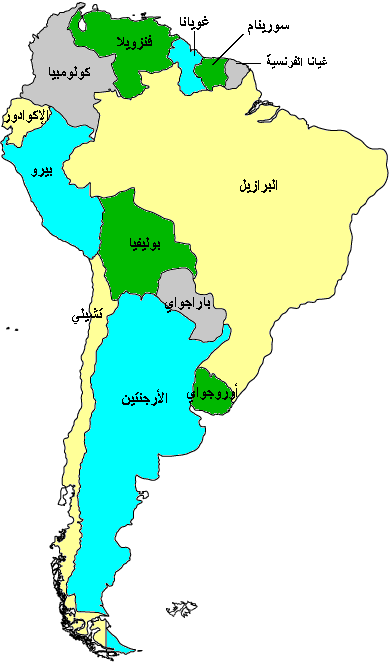 خريطة الأرجنتين الصماء
