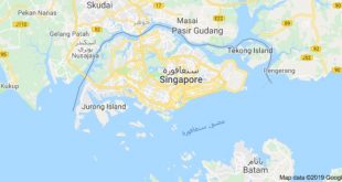 خريطة سنغافورة الصماء