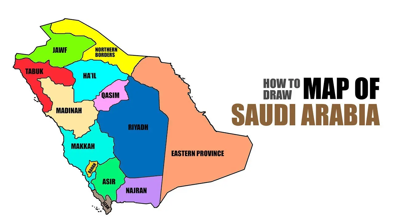 خريطة السعودية جولة