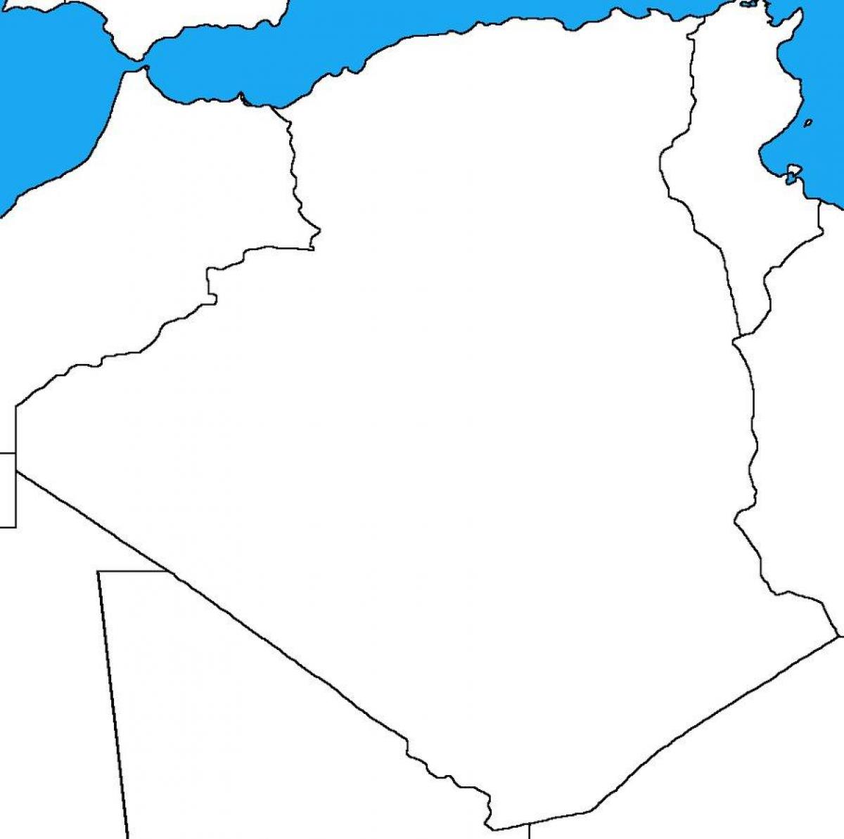 خريطة الجزائر صماء
