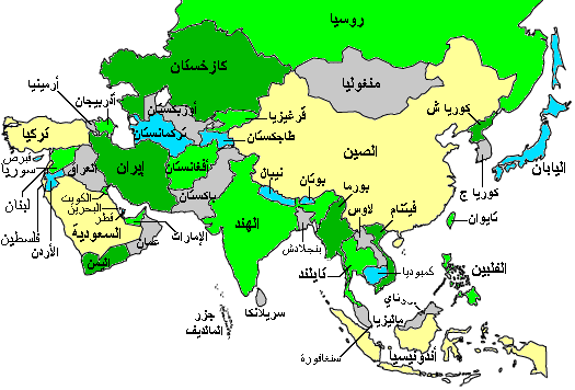 خريطة إندونيسيا الإقليمية