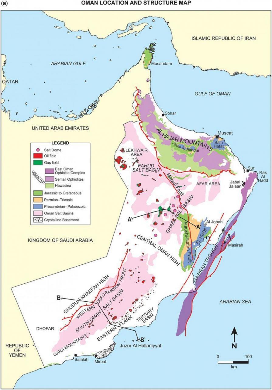 خريطة عمان الاستراتيجية