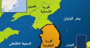 خريطة كوريا الشمالية الصماء