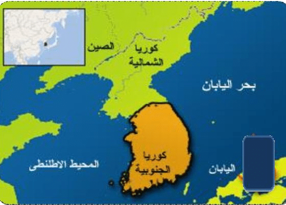 خريطة كوريا الشمالية الصماء