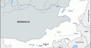 خريطة منغوليا الصماء