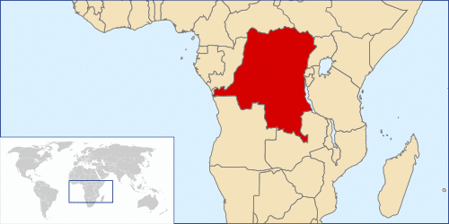 خريطة الكونغو برازافيل