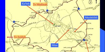 حرام الحدود خريطة - خريطة الحرم الحدود (المملكة العربية السعودية)