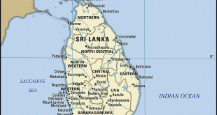 أين تقع سريلانكا