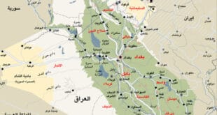 خريطة العراق بالتفصيل